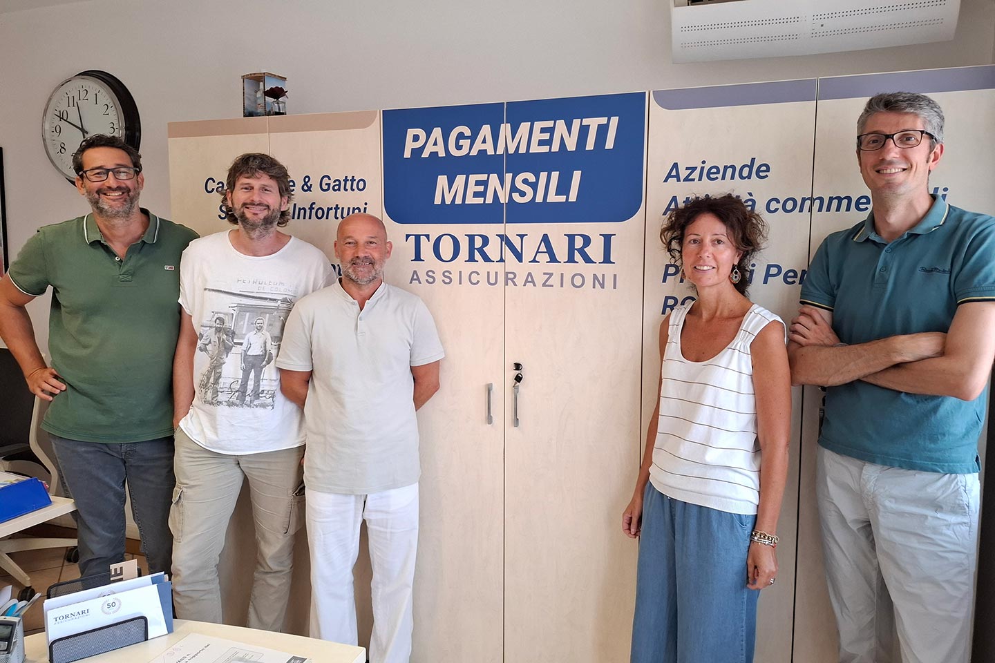 Tornari Assicurazioni, Il Team